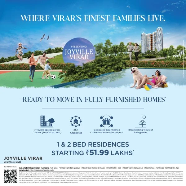 Joyville Virar tower banner