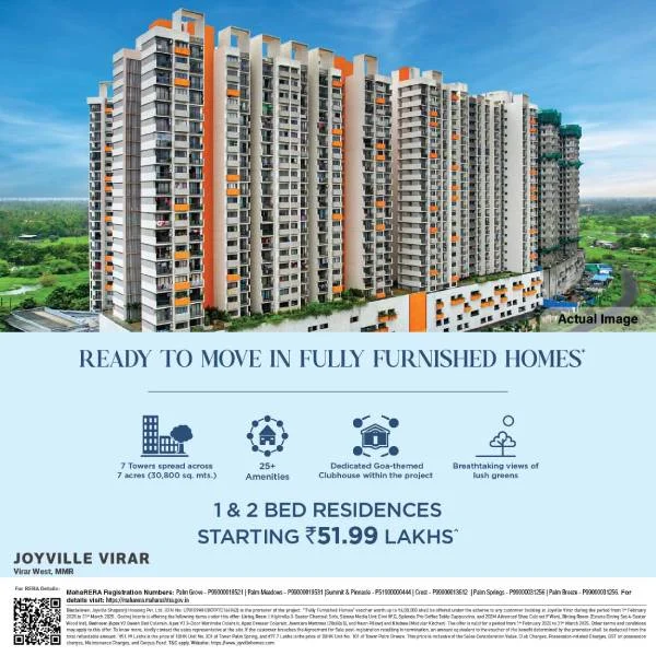 Joyville Virar tower banner